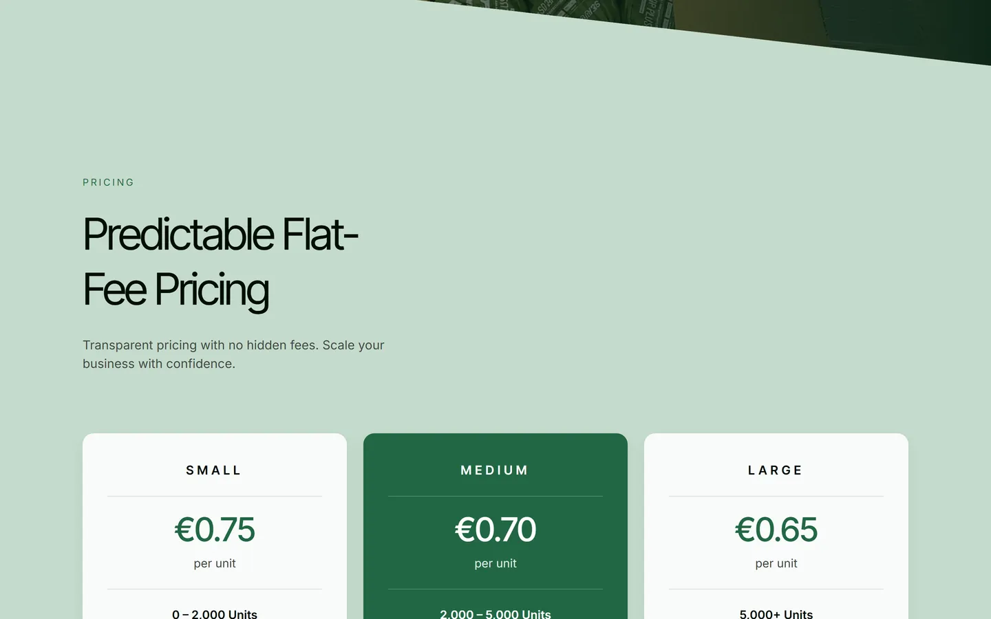 FluxPrep pricing section