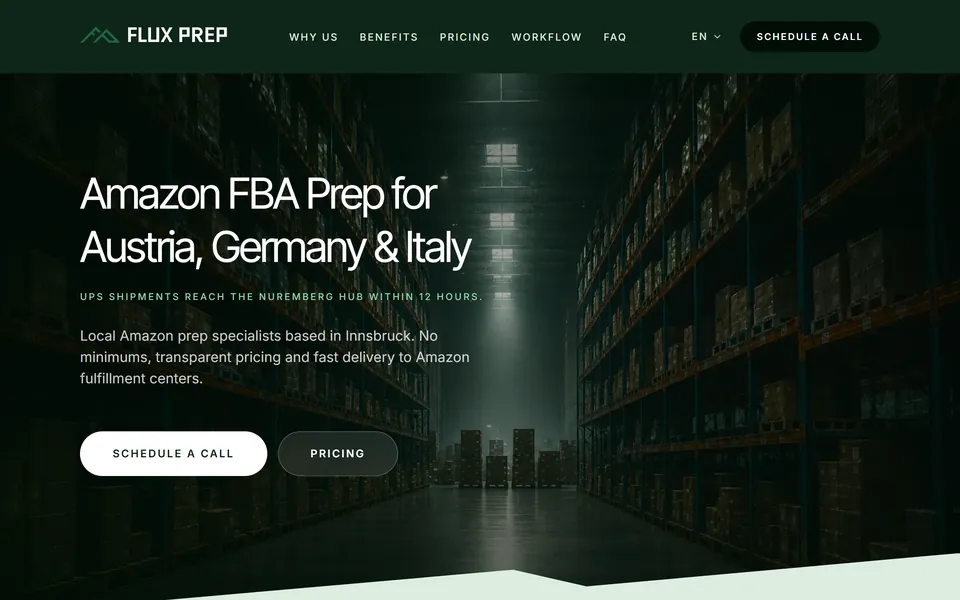 FluxPrep website
